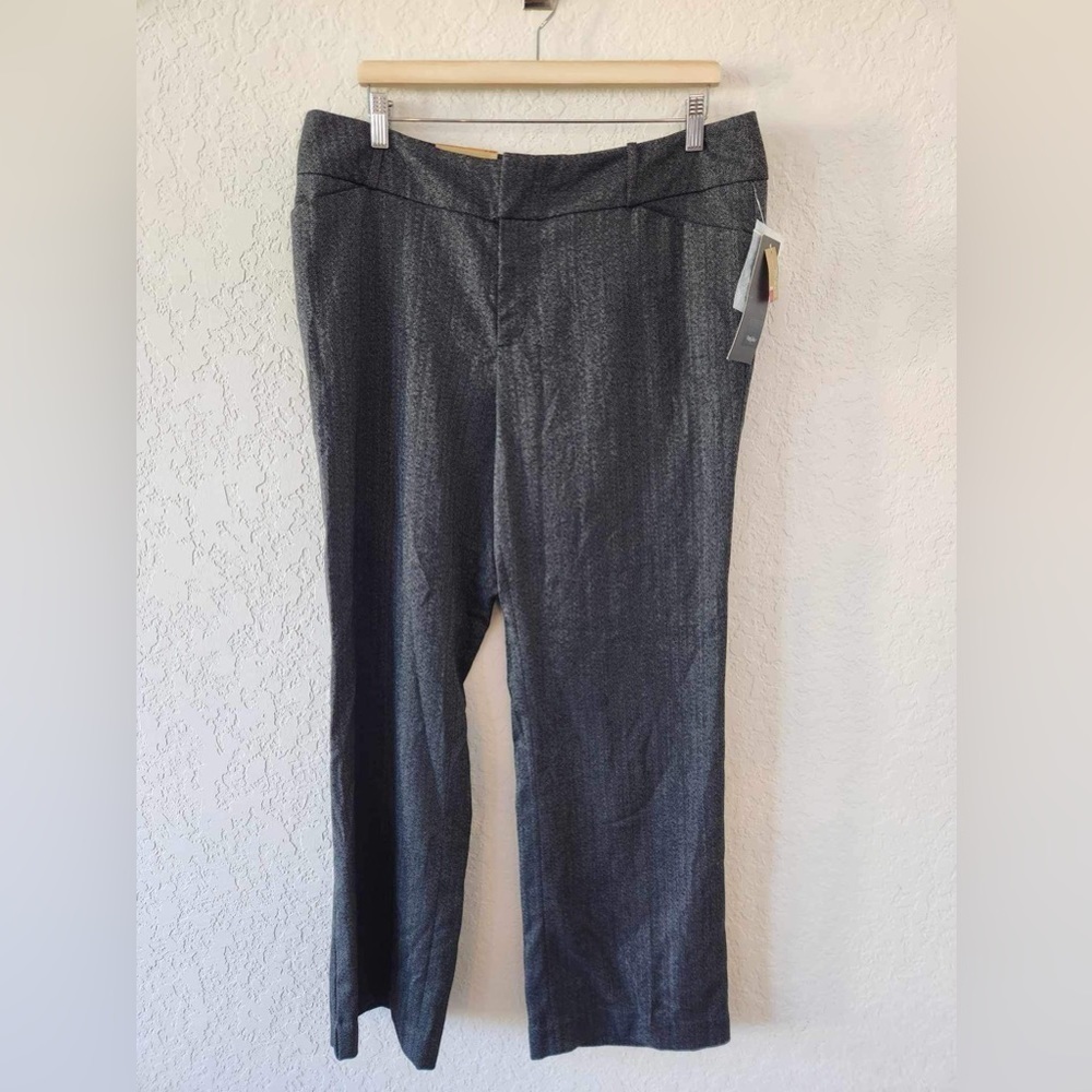 Mossimo Mid‎ Waist & Curvy Hip Gray Trousers Size 16